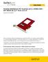 Scheda Adattatore PCI Express ad U.2 NVMe SSD - SFF-8639 da 2,5 PCIe 3.0 x4
