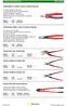 TRONCHESE IS. KNIPEX TAGLIO LATERALE MM.160 TRONCHESE KNIPEX TAGLIO LATERALE MM.200 CESOIA PER LAM. STUBAI 2690 CESOIA KOMBI DX STUBAI 2700