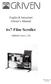 Foglio di Istruzioni Owner s Manual. 6x7 Film Scroller. GR0636 (Vers.1.29) GR0636 Rev