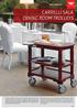 CARRELLI SALA DINING ROOM TROLLEYS