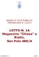 BANDO DI ASTA PUBBLICA IMMOBILIARE N. 1/2013. LOTTO N. 14 Magazzino Chiesa a Rialto, San Polo 489/A. Direzione Patrimonio e Casa