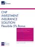 CNP investment insurance SOLUTION Flessibile 5% Bonus