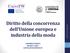 Diritto della concorrenza dell Unione europea e industria della moda CATERINA FRATEA Module Leader
