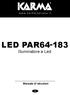 LED PAR Illuminatore a Led Manuale di istruzioni