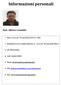 Informazioni personali