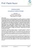 Screening oculistico Linee guida per il pediatra di famiglia. Paolo Nucci Oculista dell Università di Milano