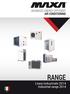 ADVANCED ENERGY EFFICIENT AIR CONDITIONING RANGE. Linea industriale 2014 Industrial range Made in Italy