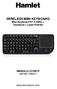 WIRELESS MINI KEYBOARD Mini Keyboard RF 2.4GHz + Touchpad + Laser Pointer