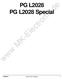 PG L2028 PG L2028 Special. www MK-Electronic de. Spare Parts Catalogue 1 Y