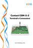 Contact GSM-5-2. Terminali e Connessioni