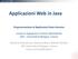 Applicazioni Web in Java