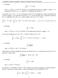 4. Calcolare sin d; 38 dove = S (0; ) = fe i ; [0; ß]g: Dalla formula integrale di Cauchy applicata alla funione f () = sin, sin d = 38 37! sin(37) (0