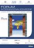 FORUM INTERNAZIONALIZZAZIONE IL NUOVO DRIVER DI SVILUPPO PER BANCHE E IMPRESE. Si ringraziano: ROMA PALAZZO ALTIERI giugno 2006