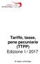 Tariffe, tasse, pene pecuniarie (TTPP) Edizione I / swiss unihockey