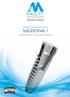 MULTY SYSTEM. Catalogo Implantoprotesico SEZIONE 1. Impianti Bifasici Connessione Classica. dental implant