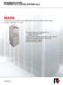 MARK Condizionatori monoblocco per telecomunicazioni con sistema free-cooling Potenza Frigorifera: 6 9 kw