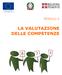 MODULO 2 LA VALUTAZIONE DELLE COMPETENZE