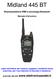 Midland 445 BT. Ricetrasmettitore PMR a tecnologia Bluetooth. Manuale d istruzione