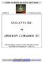 ATALANTA B.C. APOLLON LIMASSOL FC