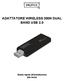 ADATTATORE WIRELESS 300N DUAL BAND USB 2.0