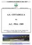 A.S. CITTADELLA A.C. PISA 1909