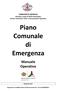 Piano Comunale di Emergenza