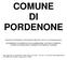 COMUNE DI PORDENONE. Integrazione al Regolamento sull ordinamento degli uffici e servizi con la regolamentazione: