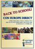 BACK TO SCHOOL! CON EUROPE DIRECT I PERCORSI DIDATTICO-FORMATIVI PER LE SCUOLE PRIMARIE E SECONDARIE DI BOLOGNA E FERRARA