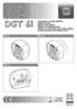 DGT 61. pag. 2-6 page 7-11 page Seite pág pag Pulsantiera a codice digitale Digital keypad Clavier codé digital