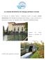 La centrale idroelettrica di Arlesega sul fiume Ceresone