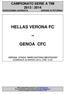 HELLAS VERONA FC GENOA CFC