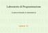 Laboratorio di Programmazione