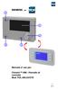 per Manuale d uso per: Climatix HMI - Pannello di controllo Mod. POL /STD
