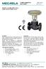 VALVOLE A GLOBO SERIE L20-A1 GLOBE VALVES SERIES L20-A1