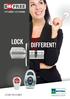 Apri libera, chiudi sicura. lock. different!