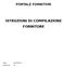 PORTALE FORNITORI ISTRUZIONI DI COMPILAZIONE FORNITORE