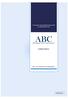 Documento di presentazione dei servizi di consulenza del 2017 CONSULENZA. ABC Procurement & Cost Management