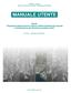 Regione Liguria Settore Programmi Urbani Complessi ed Edilizia MANUALE UTENTE.