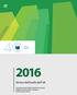Sintesi dell audit dell UE. Presentazione delle relazioni annuali della Corte dei conti europea sull esercizio 2016