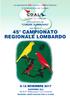 45 CAMPIONATO REGIONALE LOMBARDO