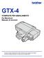 GTX-4. STAMPANTE PER ABBIGLIAMENTO Per Macintosh Manuale di istruzioni