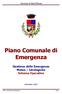 Piano Comunale di Emergenza