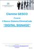 Ciemme GESCO DIGITAL SIGNAGE