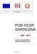 REPUBBLICA ITALIANA DELLA SARDEGNA POR-FESR SARDEGNA Criteri di ammissibilità e di selezione delle operazioni