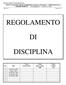 REGOLAMENTO DISCIPLINA