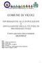 CENTRO OPERATIVO INTERCOMUNALE C.O.I. SIGETER II COMUNE DI VICOLI INFORMAZIONE ALLA POPOLAZIONE E DIVULGAZIONE DELLA CULTURA DI PROTEZIONE CIVILE