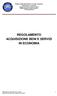 REGOLAMENTO ACQUISIZIONE BENI E SERVIZI IN ECONOMIA