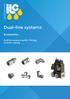 Dual-line systems. Accessories. End line pressure switch - fittings junction - piping