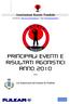 PRINCIPALI EVENTI E RISULTATI AGONISTICI ANNO 2010