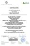 CERTIFICATION. of the seismic behavior factor q of timber buildings made with load bearing walls soligno Vollholz Elemente.